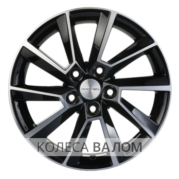Khomen Wheels KHW1507 (15_Rapid/Fabia) 6x15 5x100 ET38 57.1 Black-FP